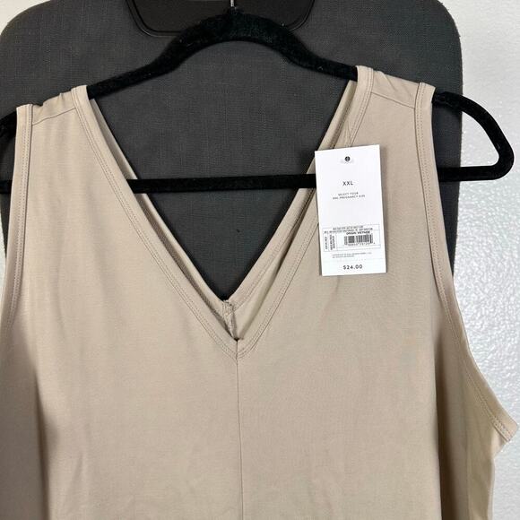 Isabel by Ingrid + Isabel | Maternity Tan Dress - Picture 3 of 6